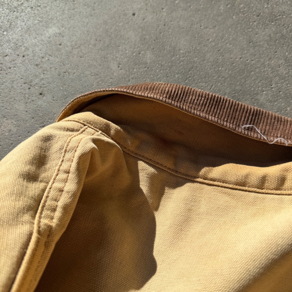 Dickies Vintage Duck Canvas Blanket Lined Detroit Work Jacket Tan XL Embroidered - Picture 7 of 8